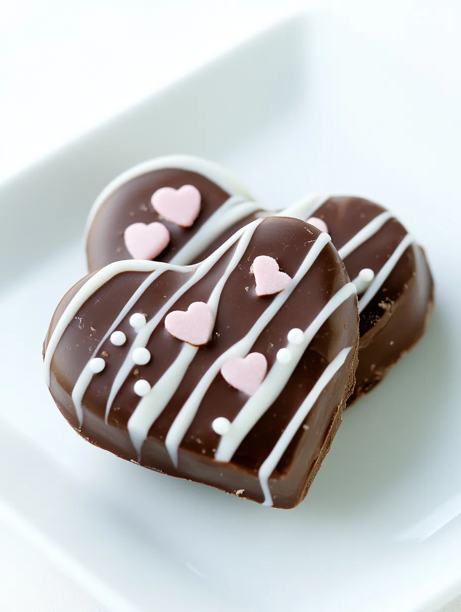 Chocolate Covered Peanut Butter Hearts Recipe