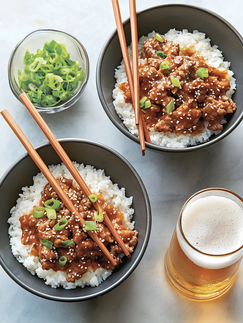 Easy Korean Beef Bowl Recipe