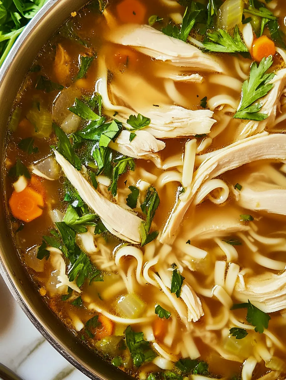 Easy Cold Fighting Chicken Noodle Soup Recipe