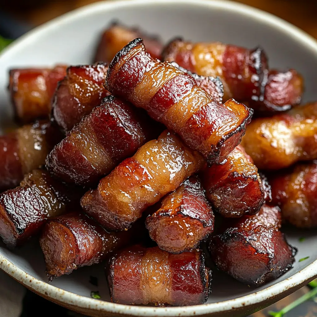 A bowl of bacon.