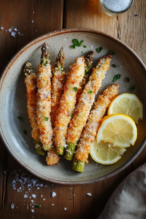 A bowl of food with a lemon wedge on top.