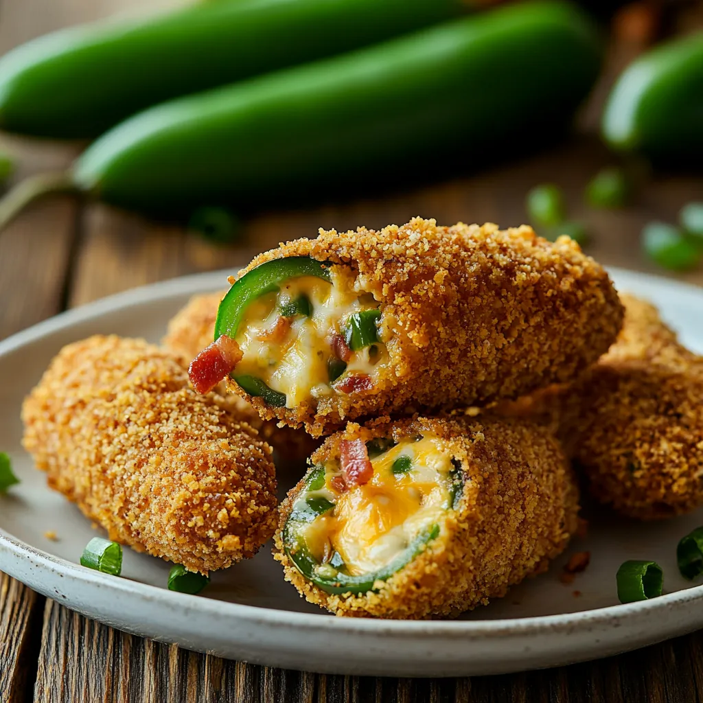 A plate of chicken bites with peppers.