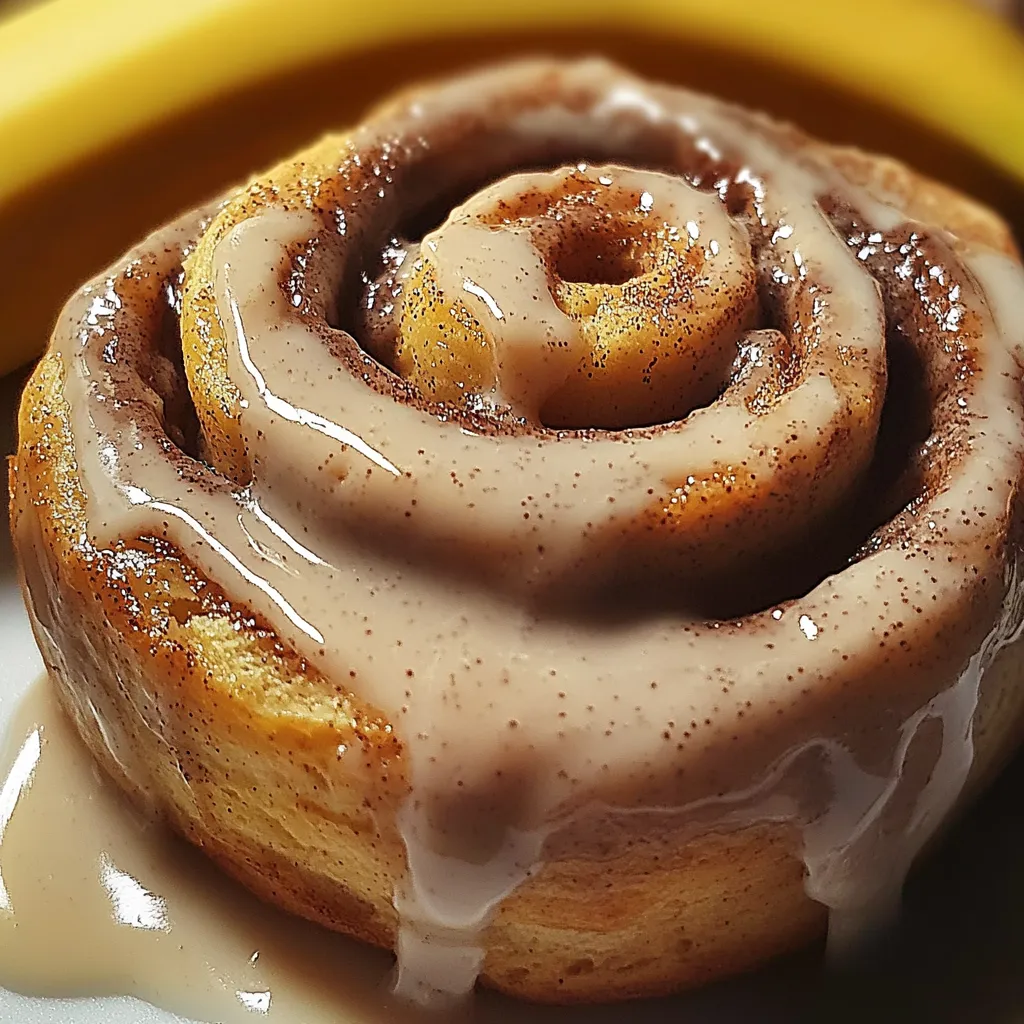 A glazed donut with a banana on the side.