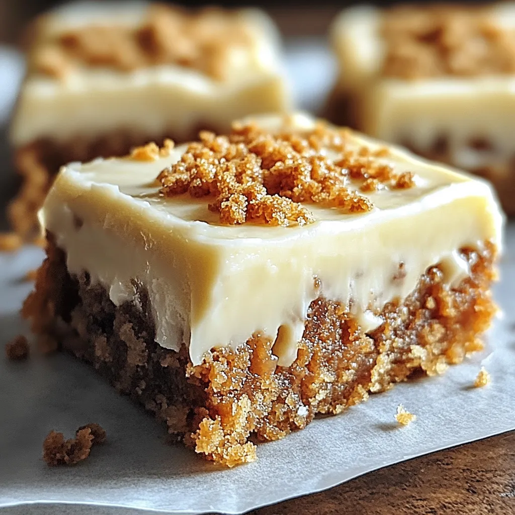 A square piece of cake with a white frosting.
