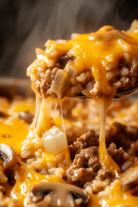 A spoon is in a bowl of food.