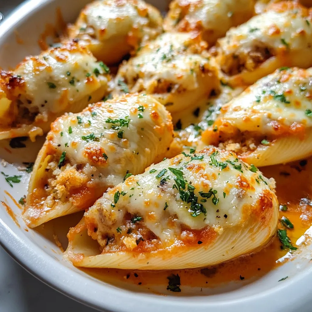 A bowl of food with cheese and sauce.