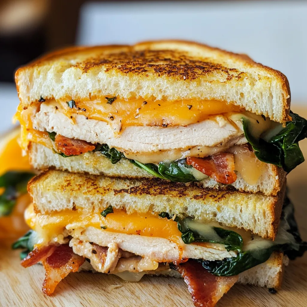 A sandwich with bacon and lettuce.