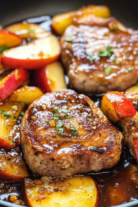 Sliced meat with a sauce on top.