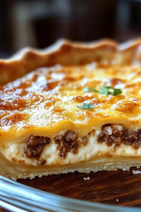 A slice of cheesy pizza.