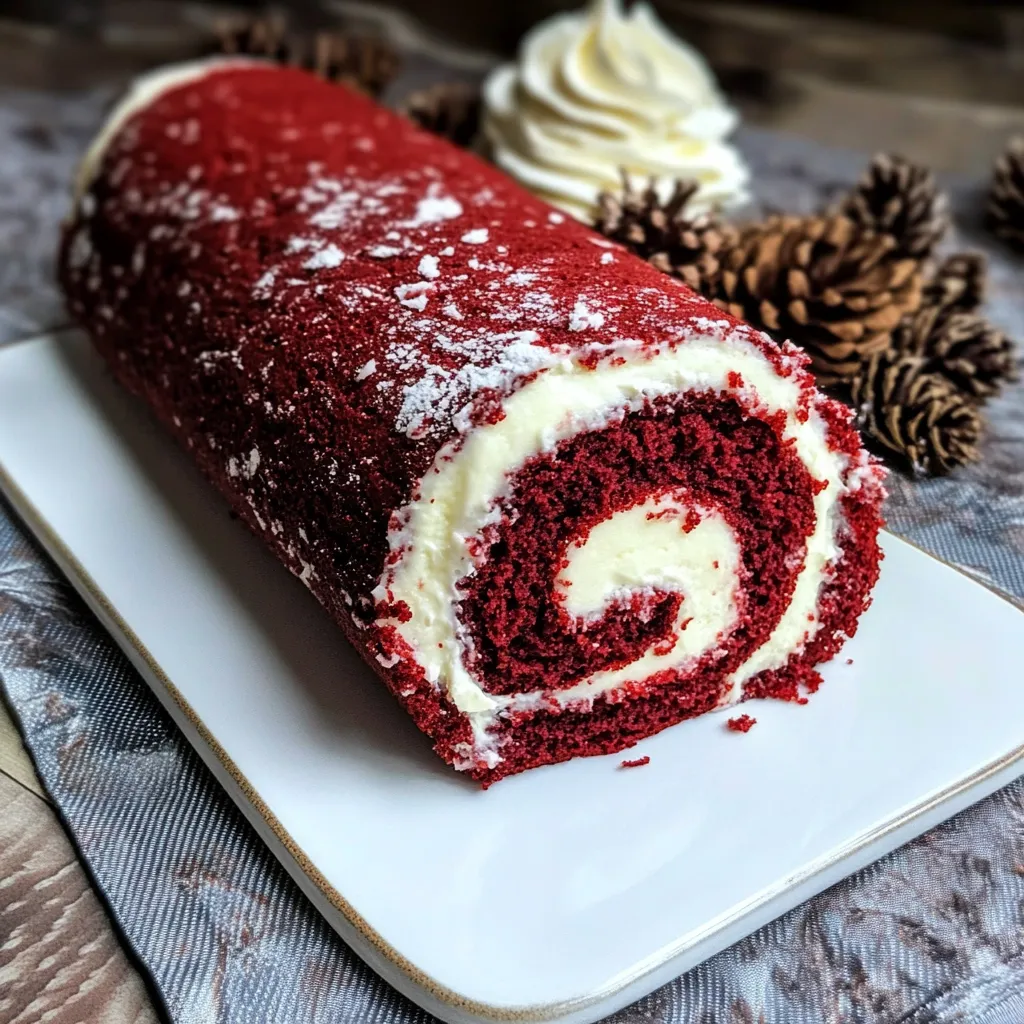 Red Velvet Cake Roll