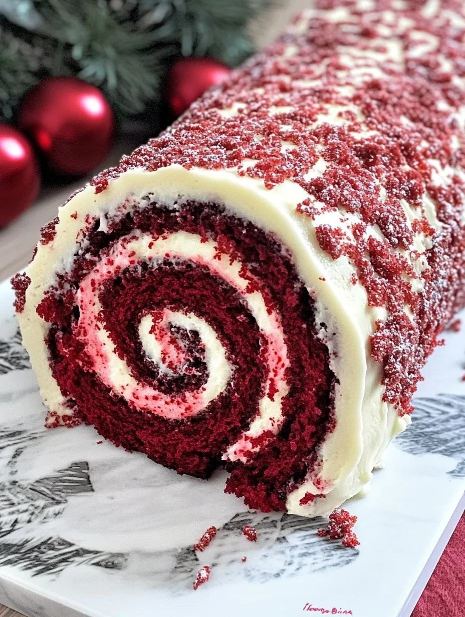 Red Velvet Cake Roll Recipe