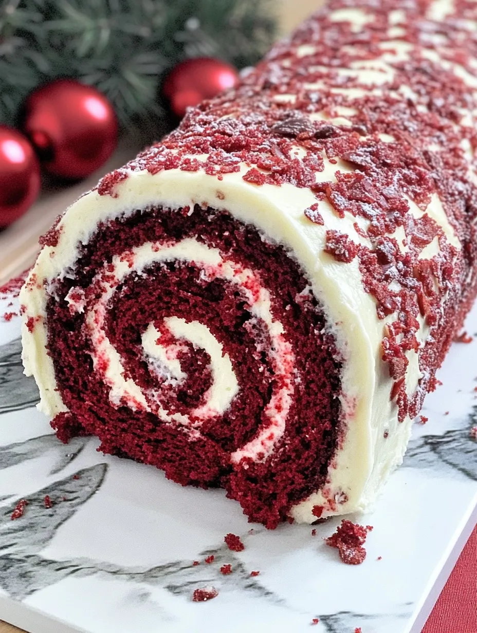 Easy Red Velvet Cake Roll Recipe