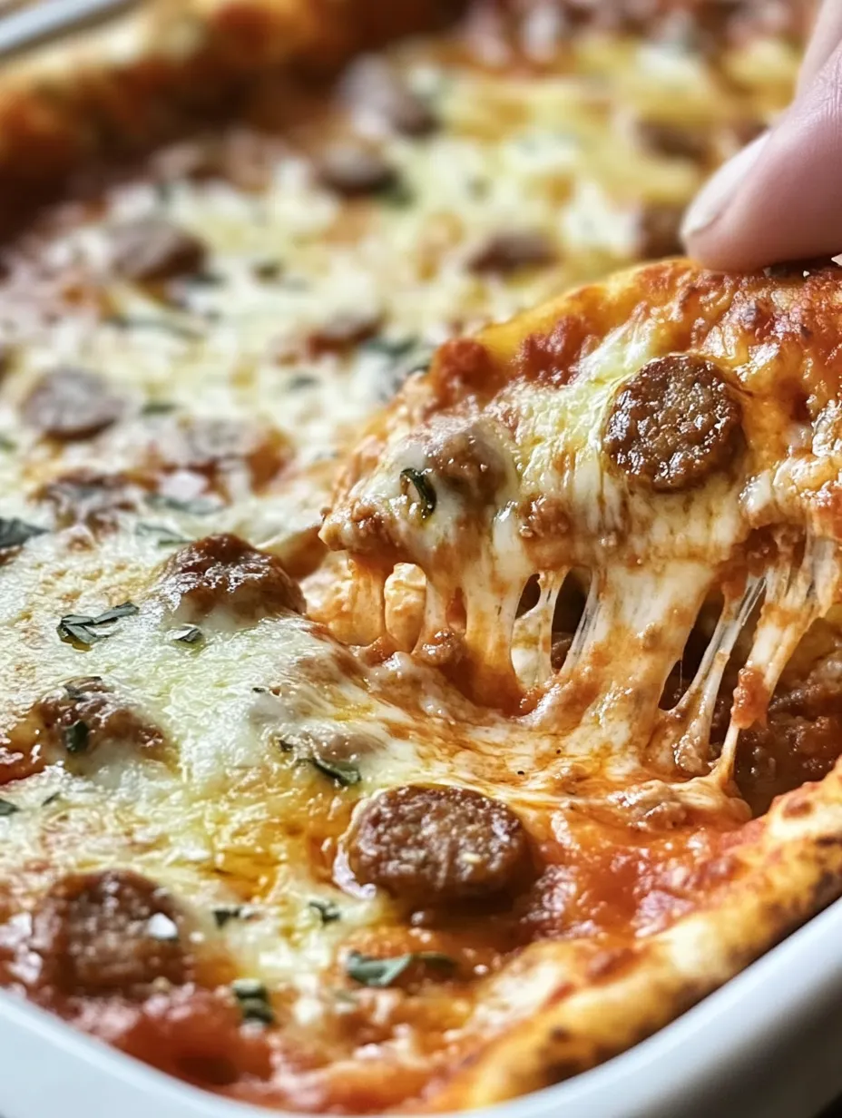 Ultimate Sausage Pizza Dip Recipe