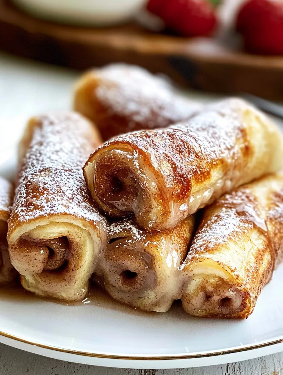 Easy Cinnamon Roll French Toast Roll-Ups Recipe