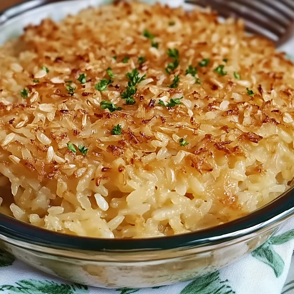 French Onion Rice Casserole