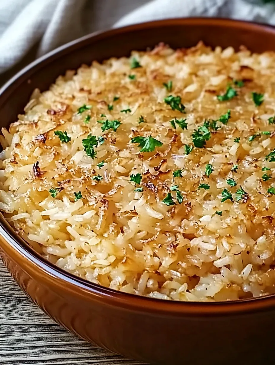 Easy French Onion Rice Casserole Recipe