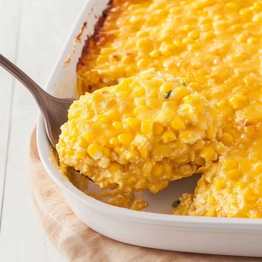 Best Cheesy Corn Casserole Recipe