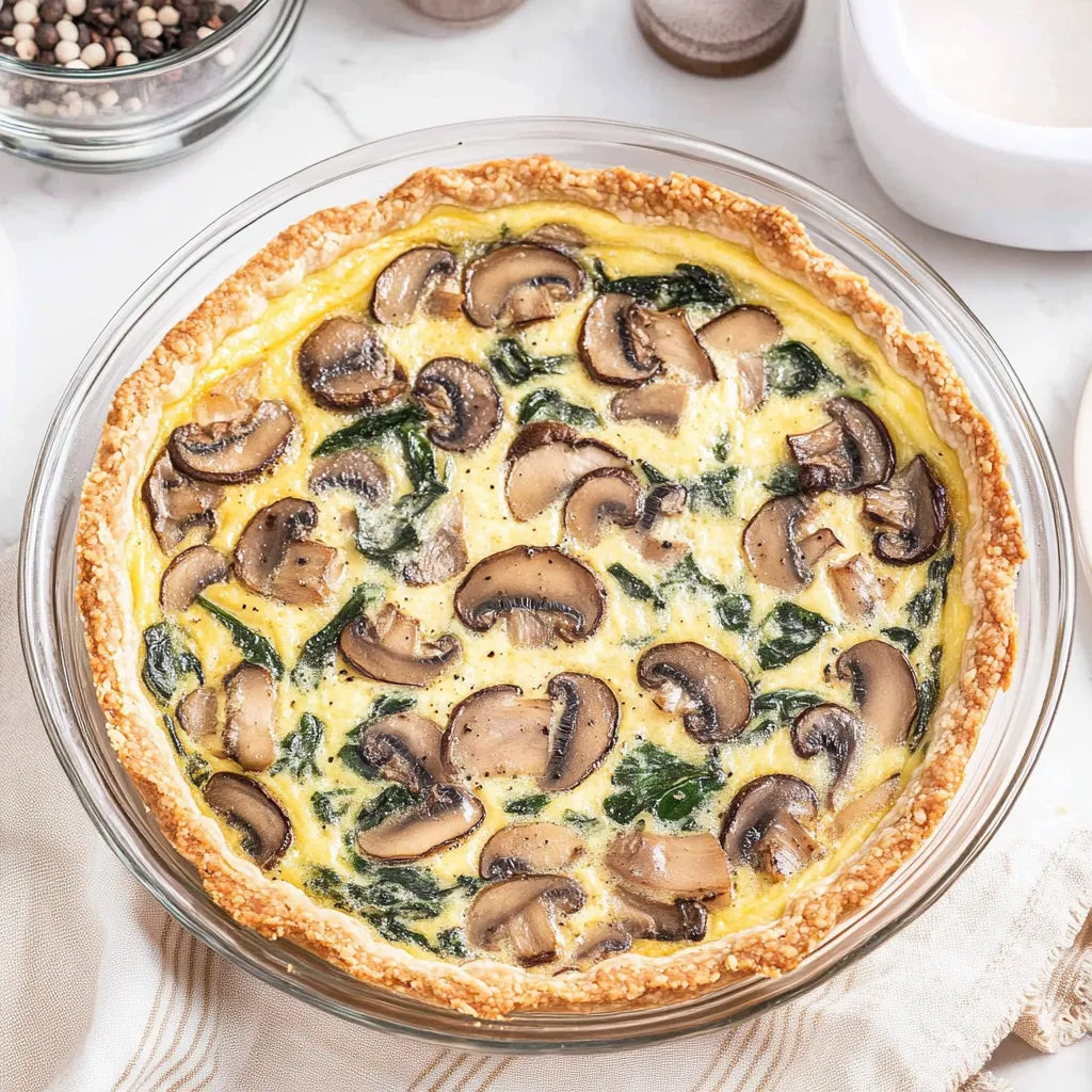 Spinach Mushroom Pie