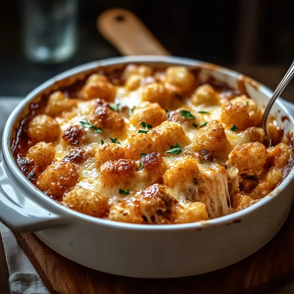 A bowl of food with a spoon in it.