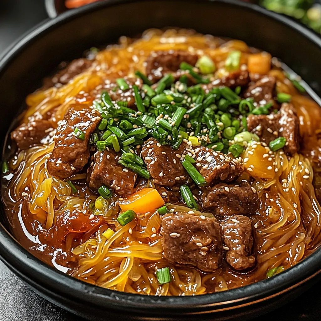A bowl of beef and vegetables.