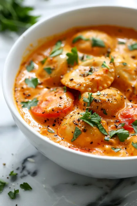 A bowl of food with a spoon in it.